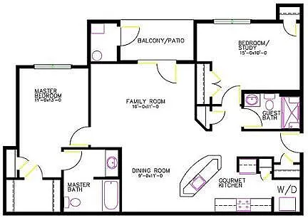Floor plan The Pasquotank