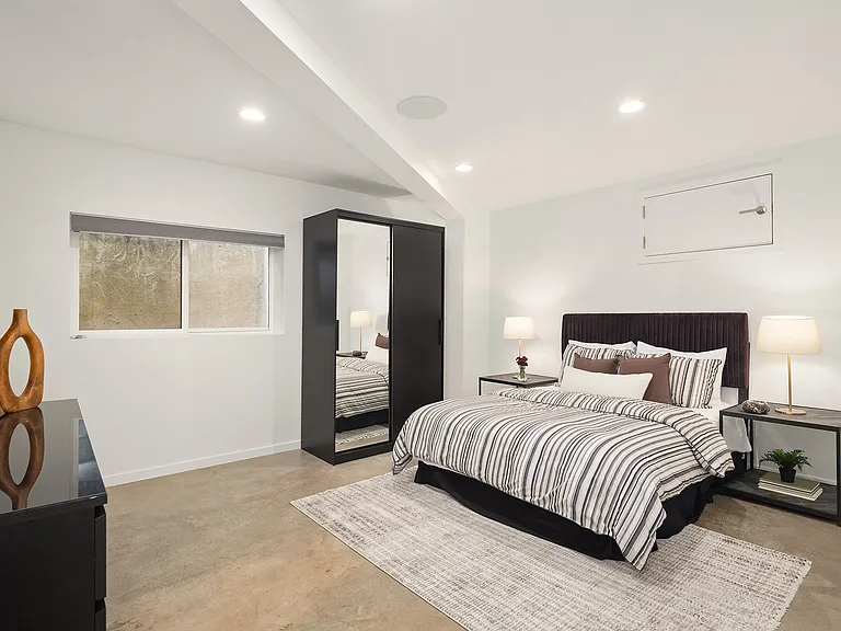 Entry level MIL with private bath - tv, armoire and dresser stay with property
