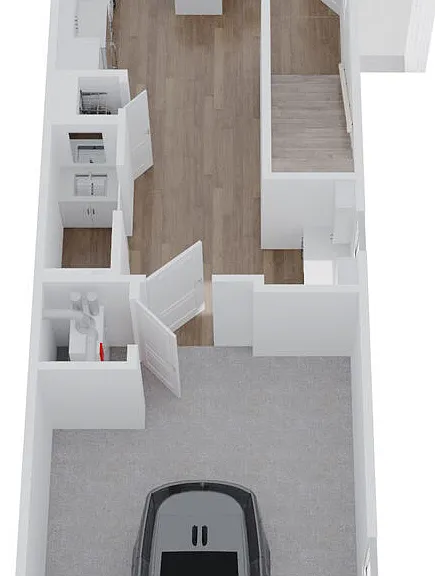 One Bedroom Townhome with Attached Garage
