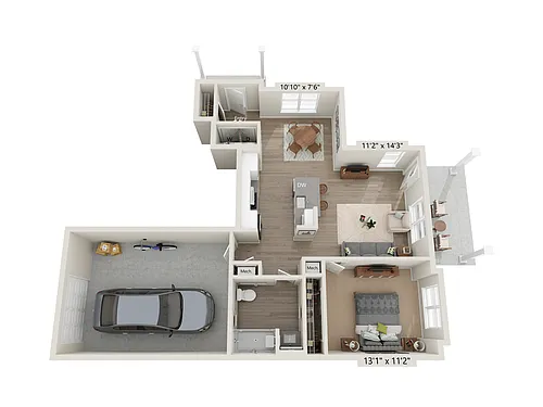 Floor plan A1-ADA-834-2
