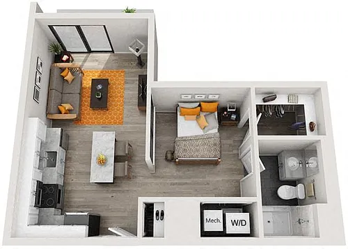 Floor plan West