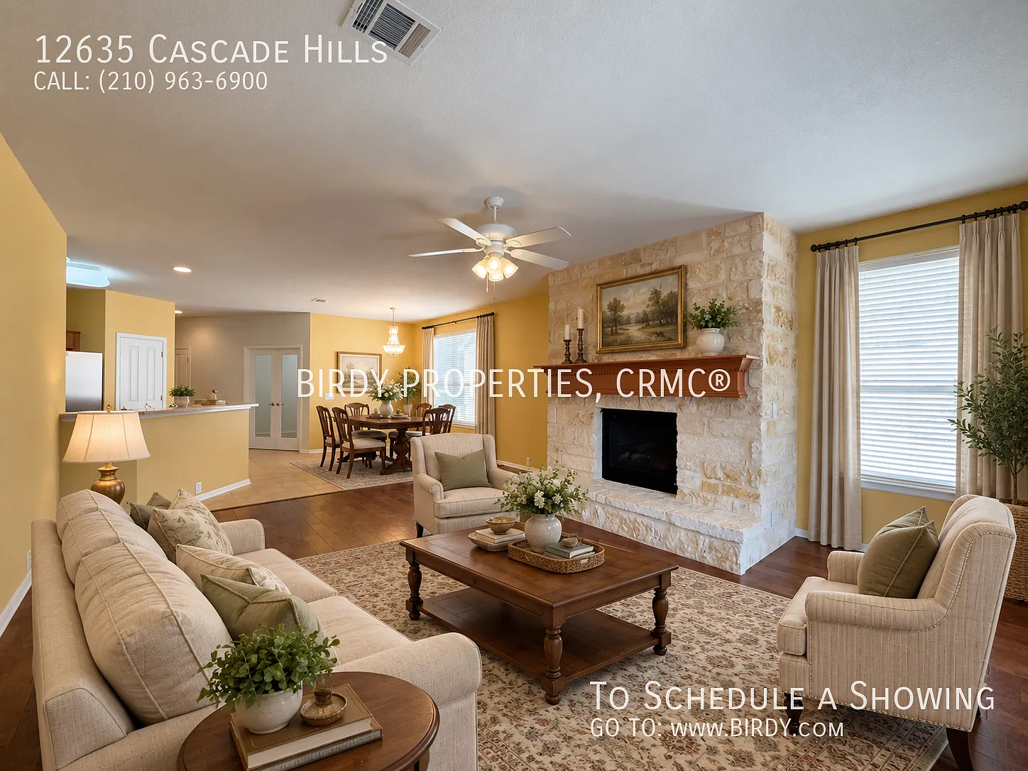 "Charming 3-Bedroom San Antonio Home with Cozy Fireplace & Spacious Living - 12635 Cascade Hills" — Photo 2