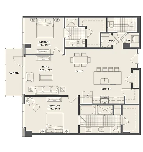 Floor plan B-1