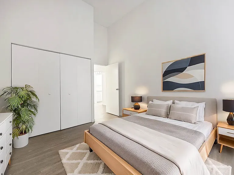 Beautifully designed bedroom with generous space, refined finishes, and a relaxing ambiance.
