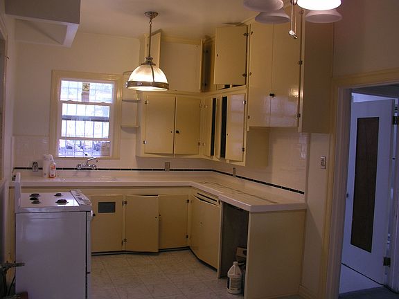 Kitchen cabinets circa 1930