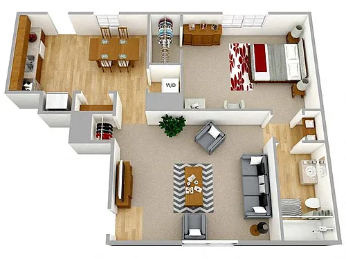 Floor plan The Clairmont
