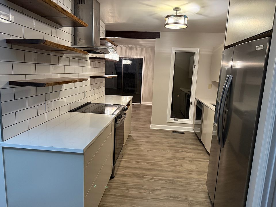 Kitchen from back door