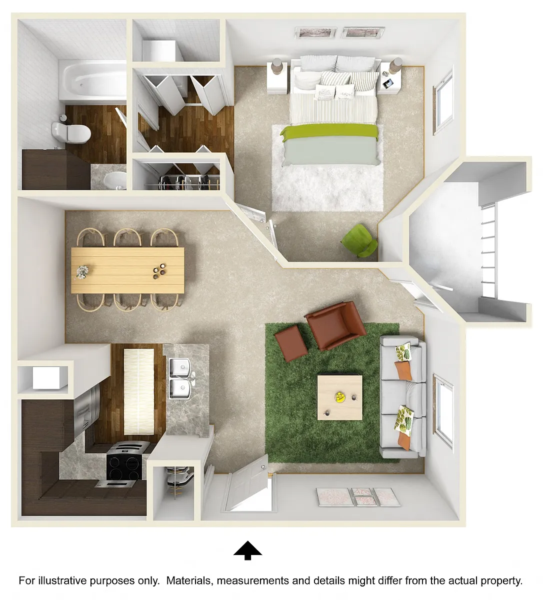 Floor plan Paradise Falls