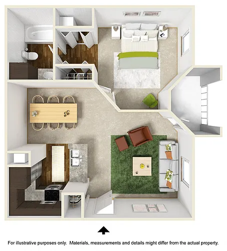 Floor plan Paradise Falls