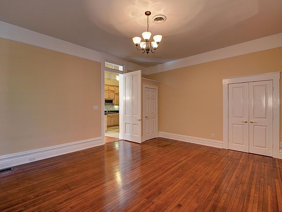 Entry from living room into kitchen/dining