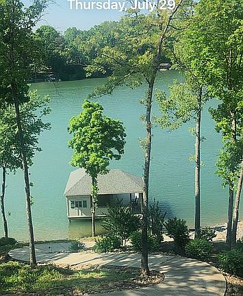 Boat house & lake view