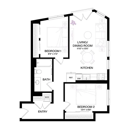 Floor plan B2