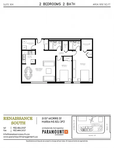 Floor plan 304