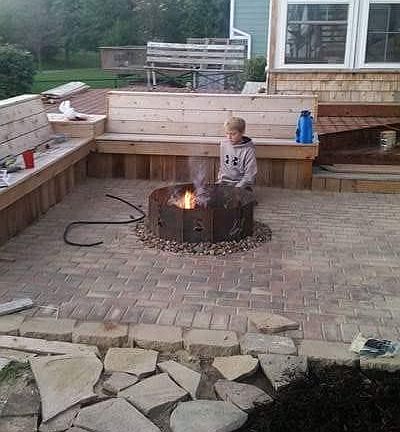 Firepit patio