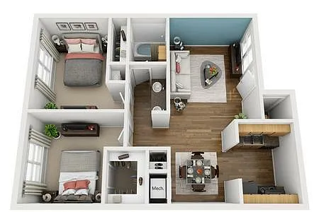 Floor plan 2X1