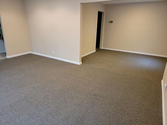 Living room and dining room