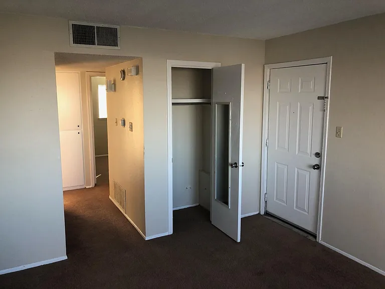 hall closet and front door