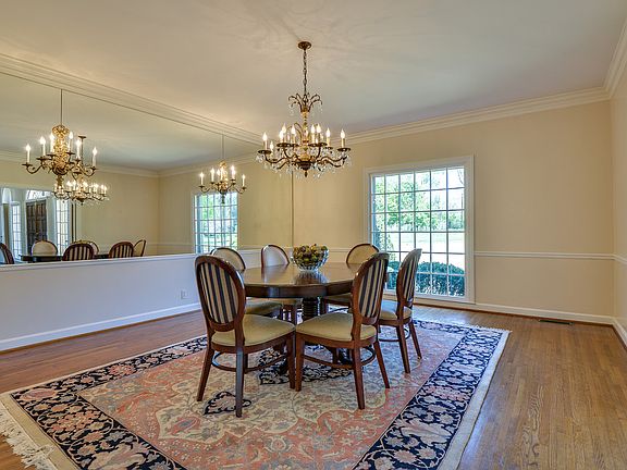 Crystal sconces on mirror