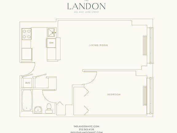 2nd image of 520 W 43rd St APT 34H