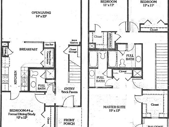 "Deerborn" Floor Plan  2,055 sq ft  largest unit in Forrest Lake