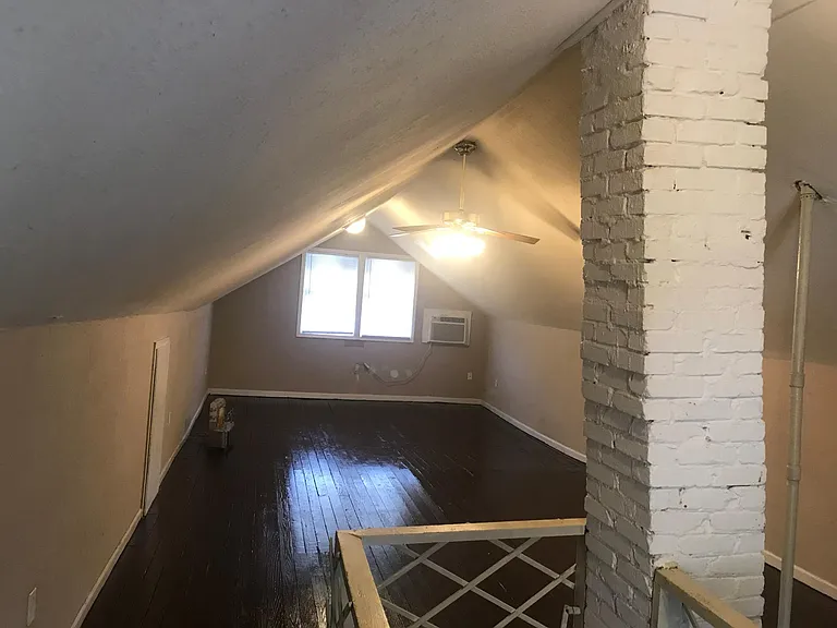 big attic room in the 2nd floor