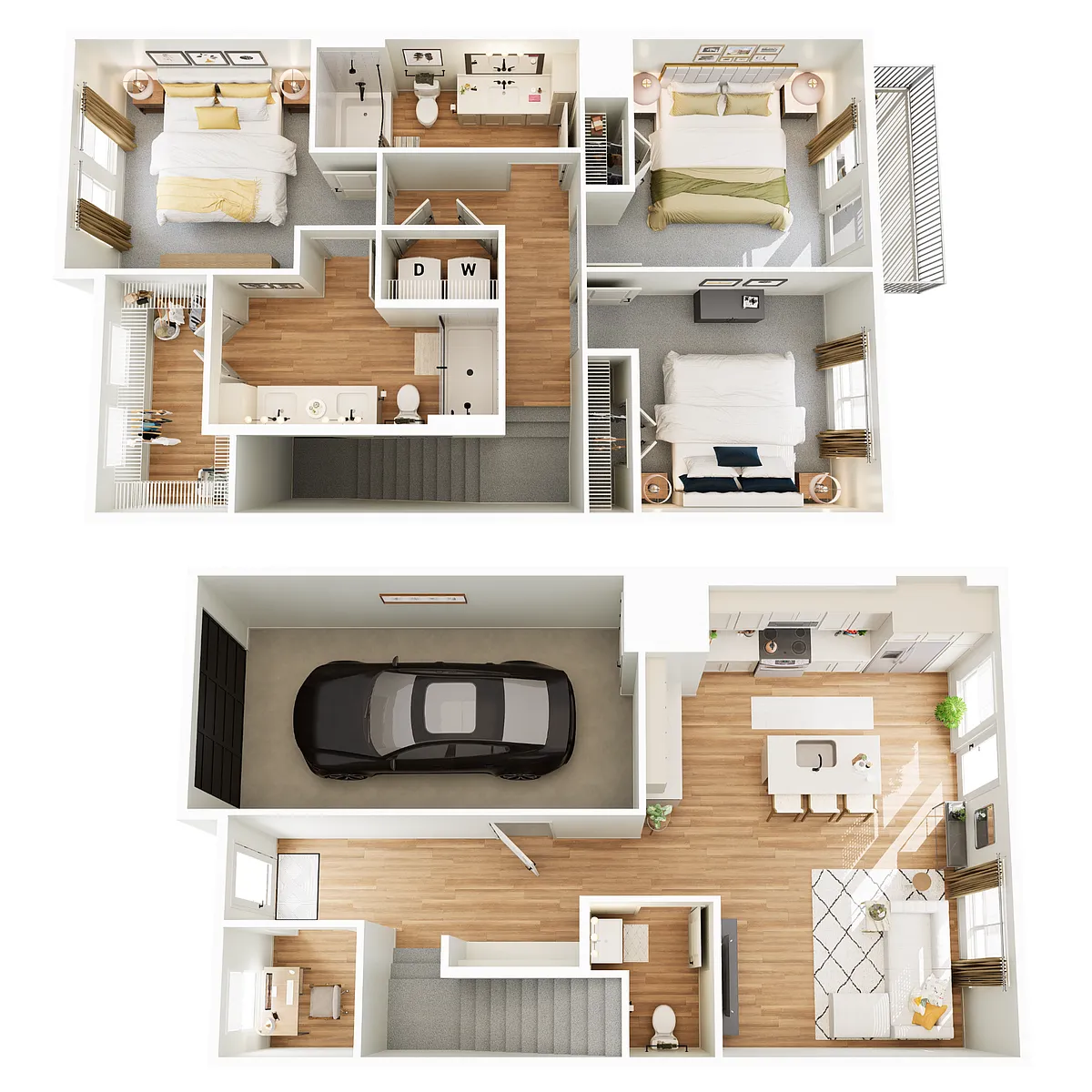 Floor plan TH-C1 Townhome