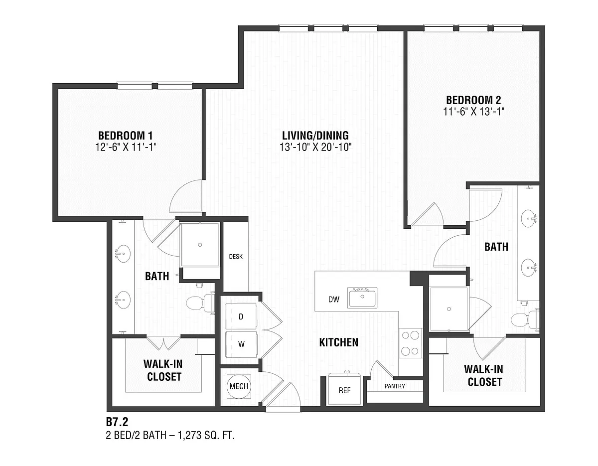 Floor plan B72