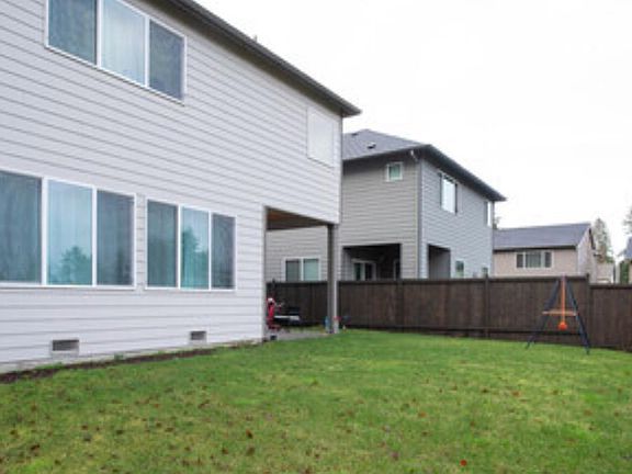 Backyard with Covered Patio