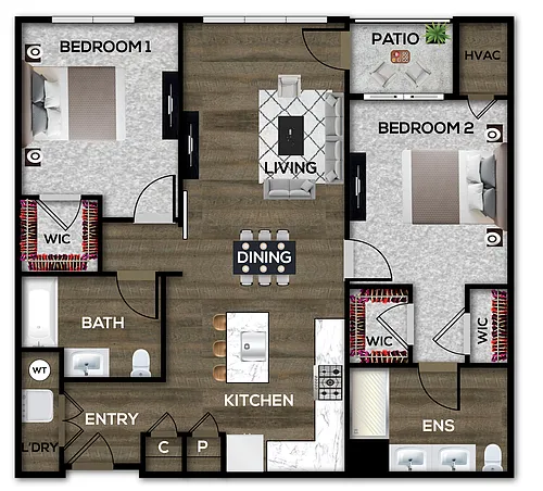 Floor plan Cove I
