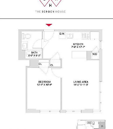 2nd image of 954 Bergen St APT 4G