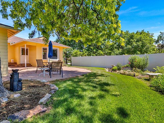 Back yard. Yard is not fully fenced.