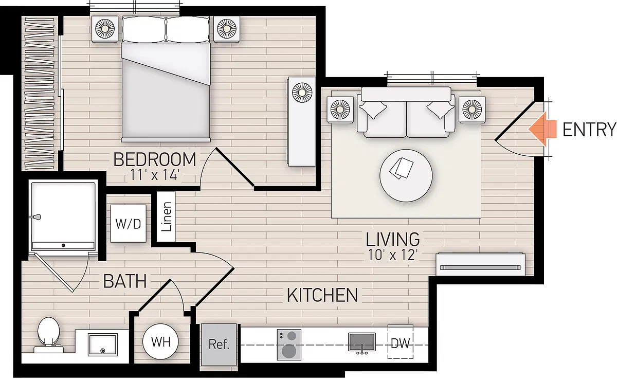 Floor plan Plan 105