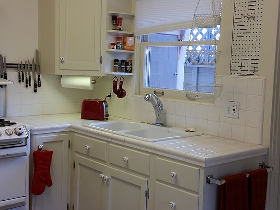 kitchen sink area