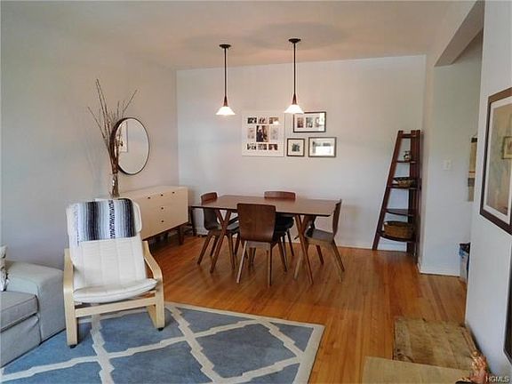 Living Room Opens into Large Dining Area