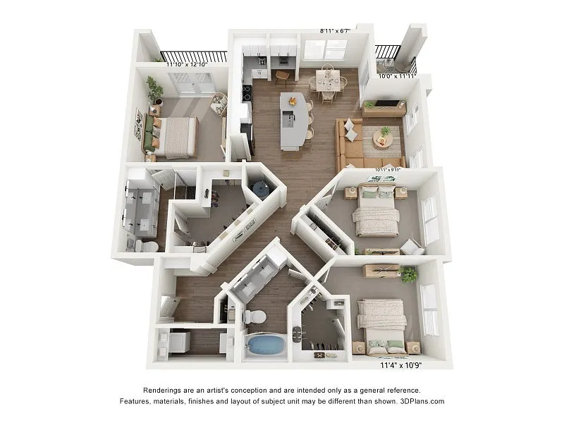 Floor plan C1
