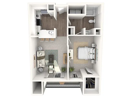 Floor plan 1X1 A2