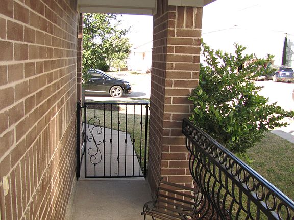 Custom wrought iron entry