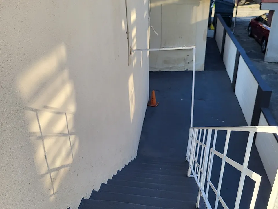 Stairs to unit.
