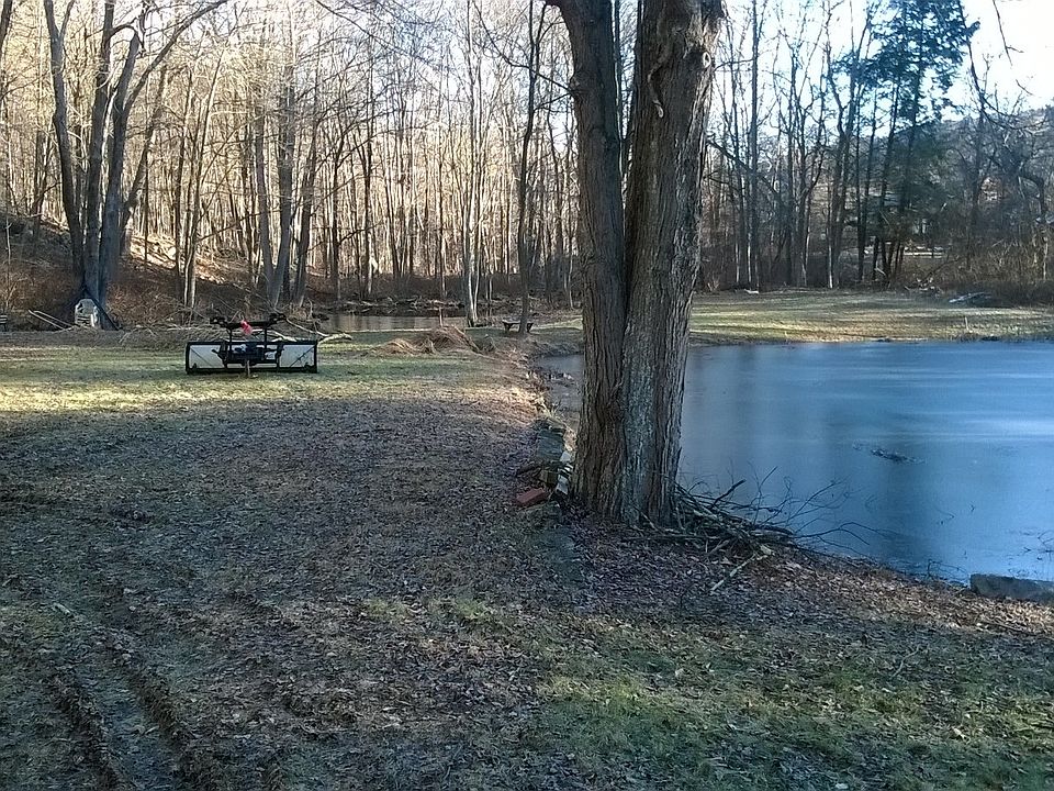 pond near house