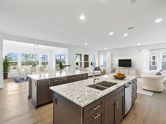 Virtually Staged Kitchen Great Room