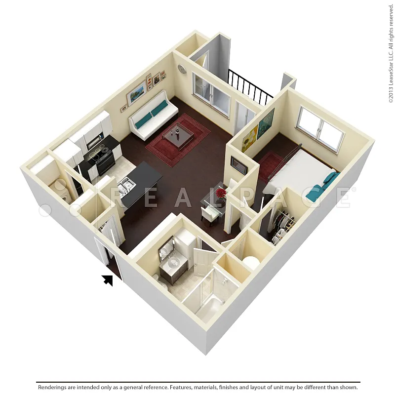 Floor plan Kirkwood Caboose w/St
