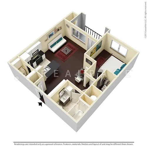 Floor plan Kirkwood Caboose w/St
