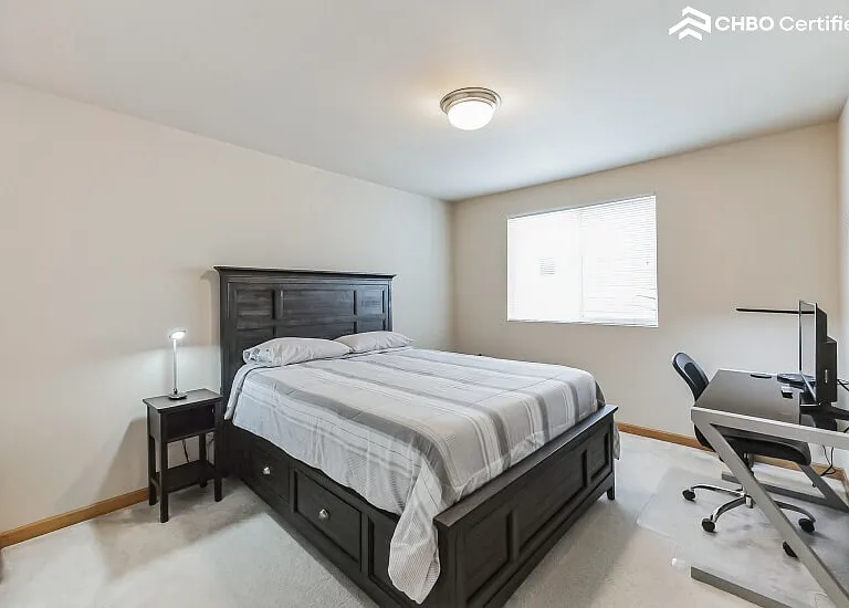 Furnished Queen Bedroom 2 View