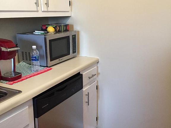Kitchen with microwave and dishwasher