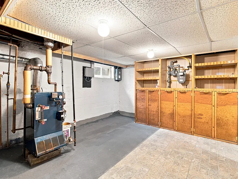 basement with lots of storage