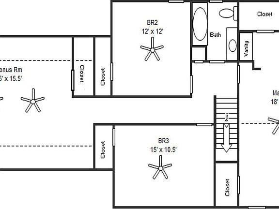 2nd floor floorplan