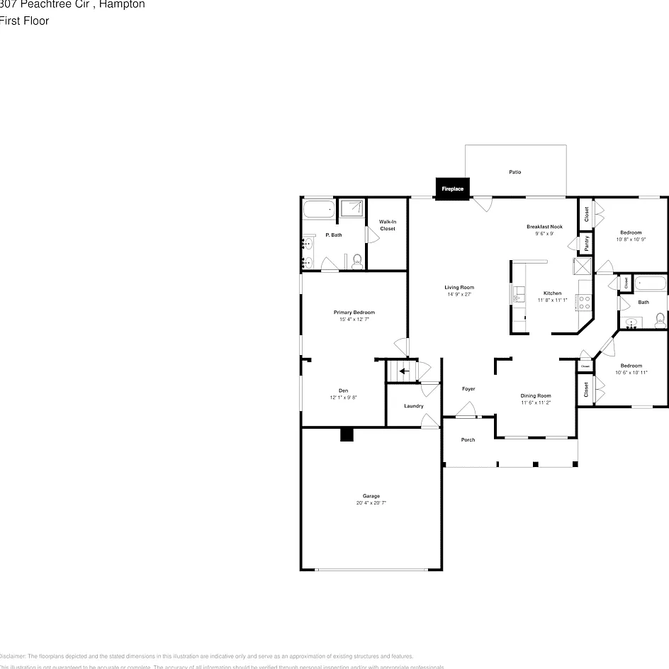 307 Peachtree Cir Hampton, GA 30228 — Photo 2