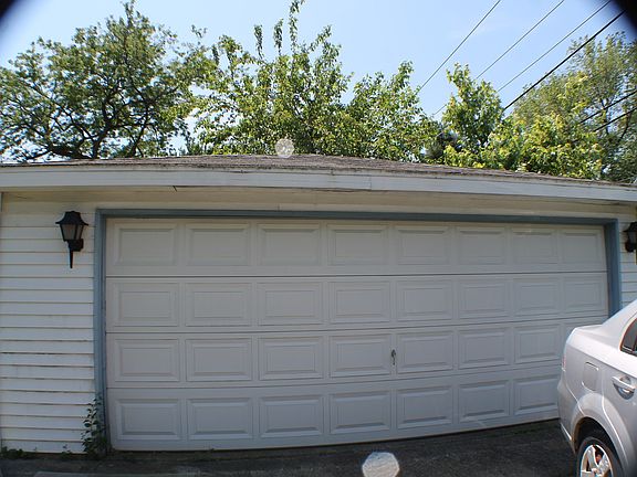 2 car detached garage offers additional storage space.