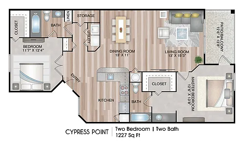 Floor plan Cypress Point