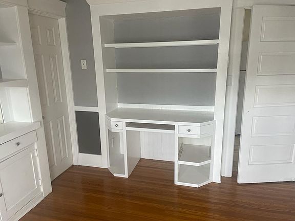 Built-in hutch with desk.